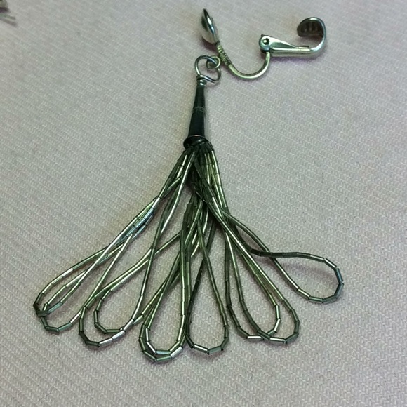 FINAL SALE PRICE Liquid Sterling Silver Clip On Earrings - Picture 3 of 4